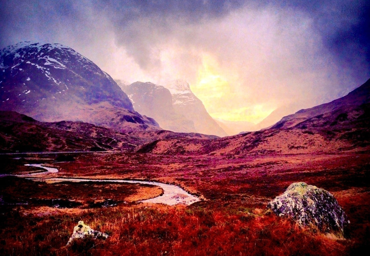 A Brooding Glencoe Art Gifts From Scotland