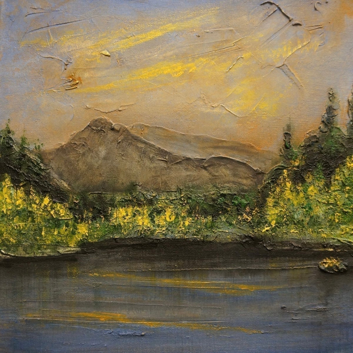 Glencoe Lochan Dusk Art Gifts From Scotland