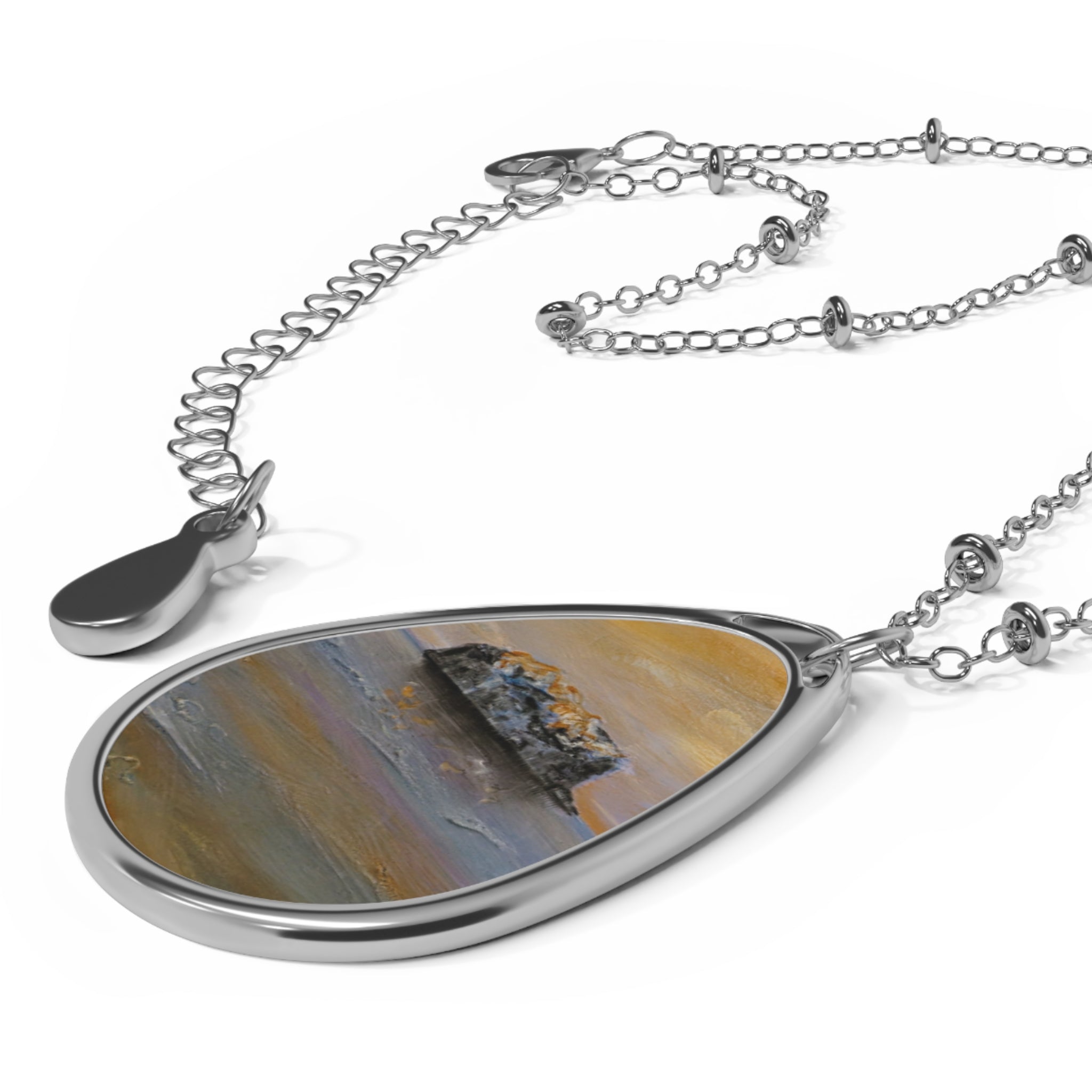 Bass Rock Dawn | Scottish Art Jewellery | Necklace