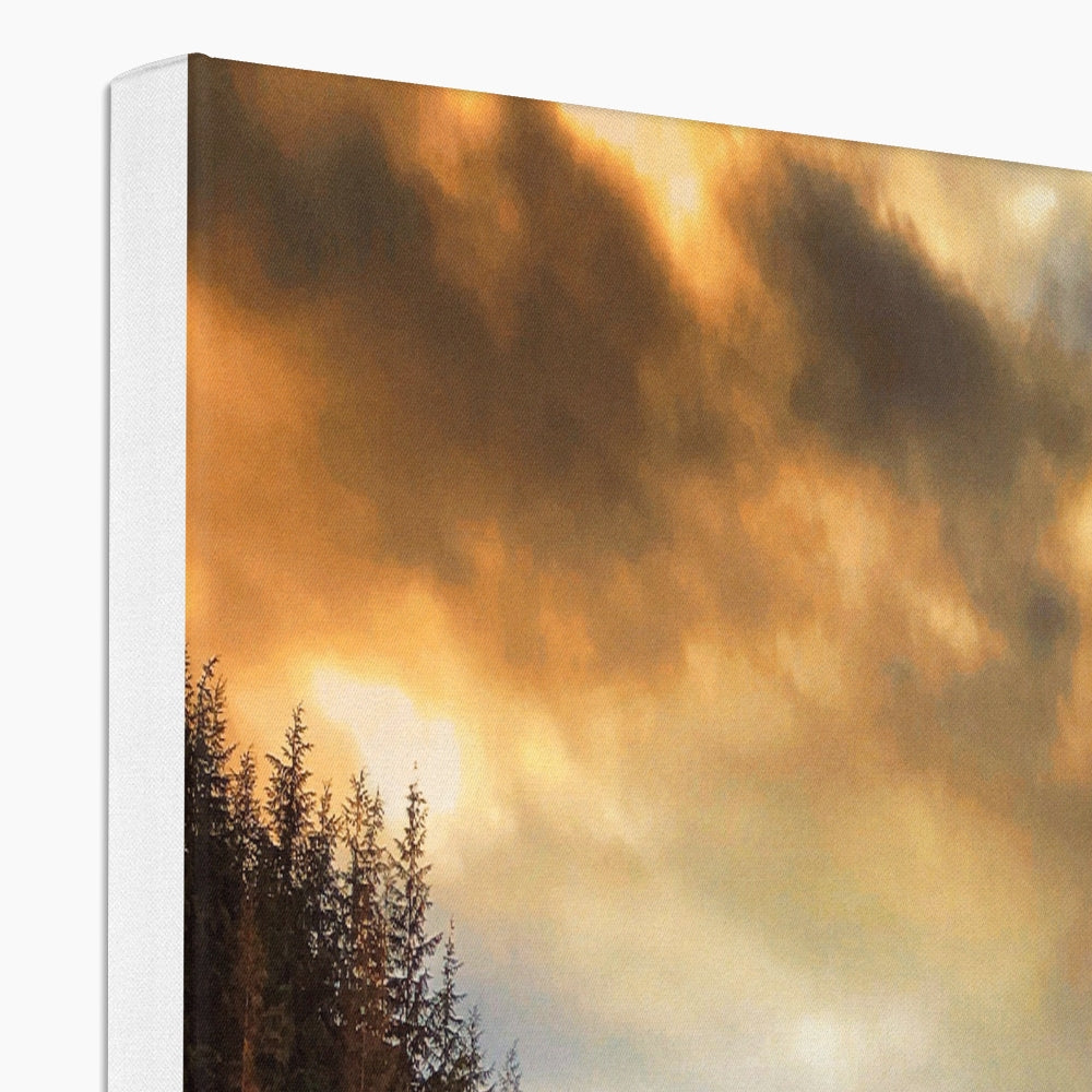 Glencoe Lochan Dusk Scottish Landscape Photography | Canvas Prints From Scotland