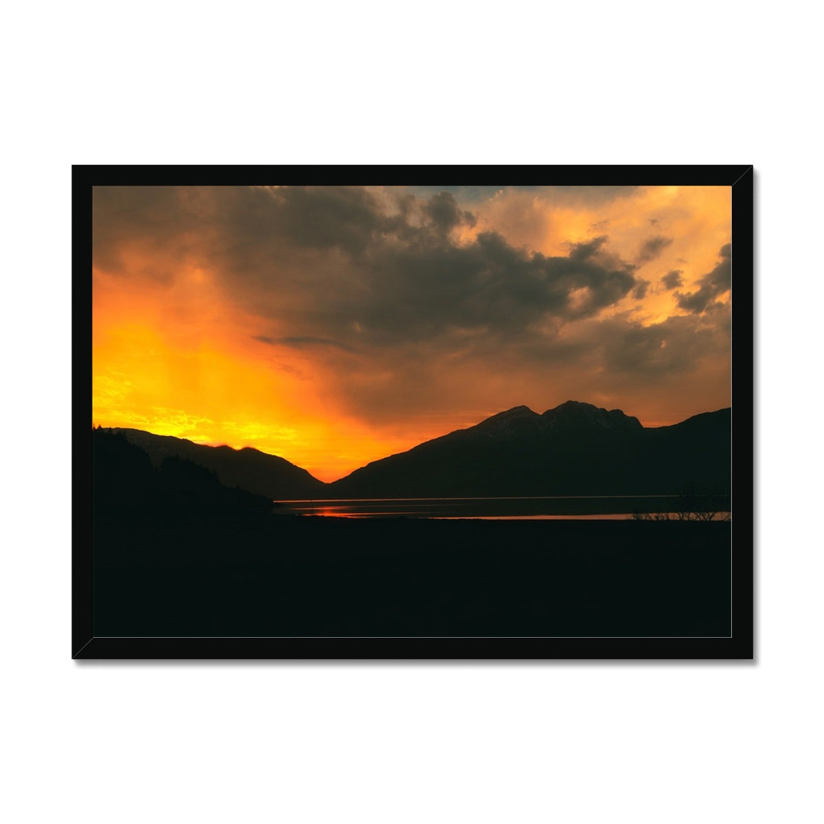 Loch Leven Sunset Glencoe Scottish Landscape Photography | Framed Prints From Scotland