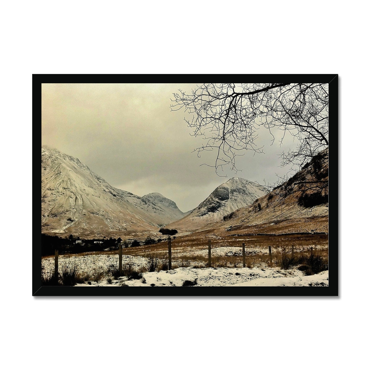 Winter In Glencoe Scottish Landscape Photography | Framed Prints From Scotland