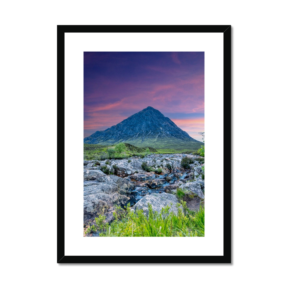 Buachaille Etive Mor Dawn Glencoe Scottish Landscape Photography | Framed & Mounted Prints From Scotlands From Scotland