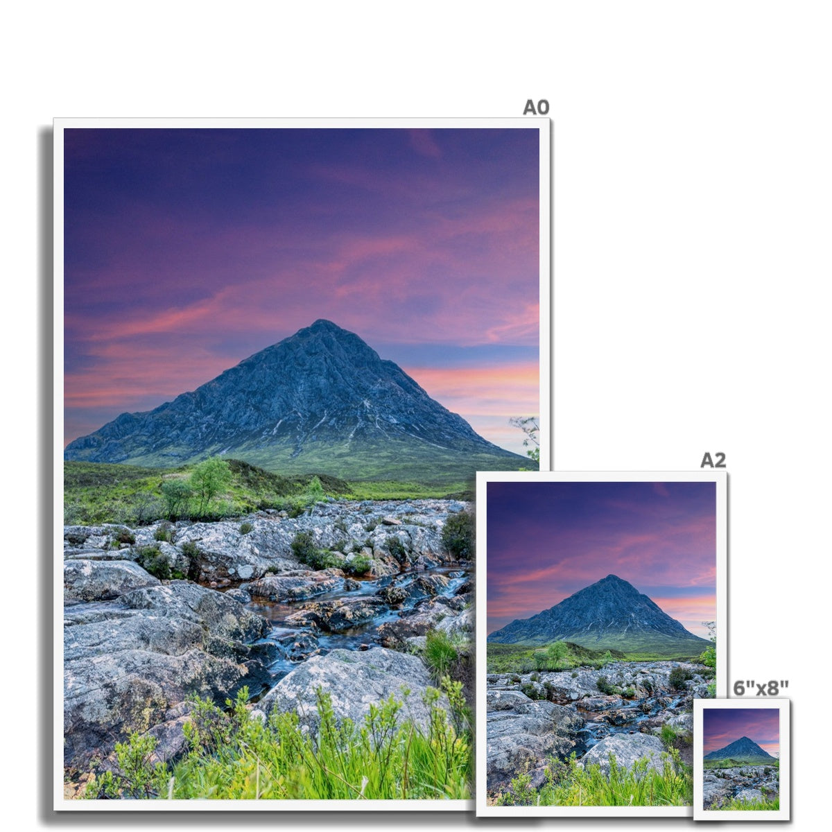 Buachaille Etive Mor Dawn Glencoe Scottish Landscape Photography | Framed Print