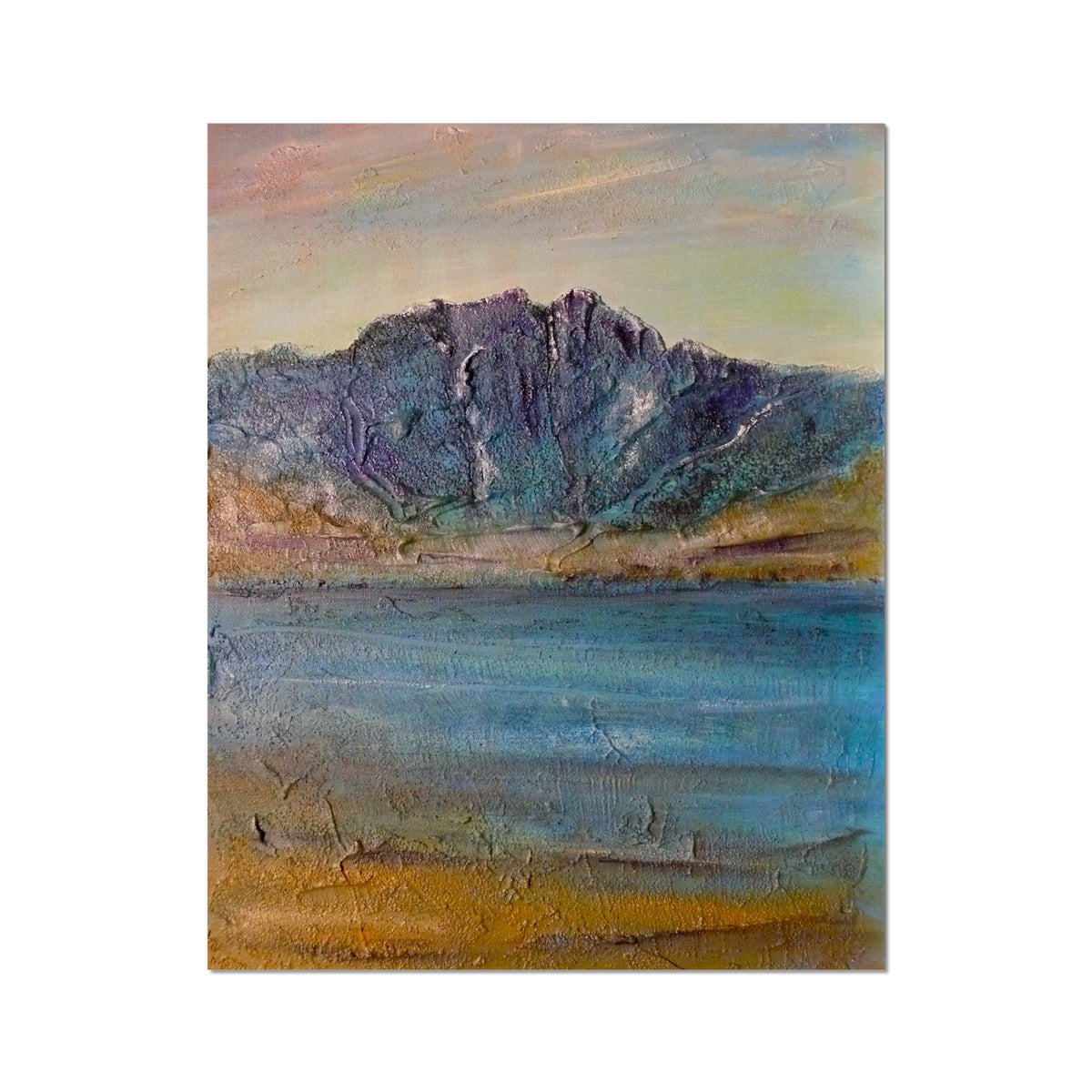 Torridon Painting | Artist Proof Collector Prints From Scotland-Artist Proof Collector Prints-Scottish Lochs & Mountains Art Gallery-16"x20"-Paintings, Prints, Homeware, Art Gifts From Scotland By Scottish Artist Kevin Hunter
