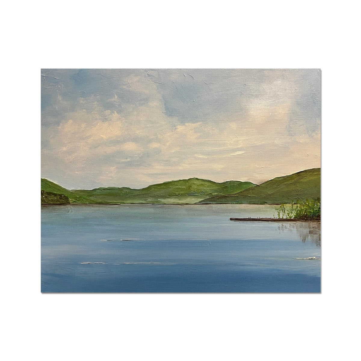 Loch Tay ii Painting | Hahnemühle German Etching Prints From Scotland-Fine art-Scottish Lochs & Mountains Art Gallery-20"x16"-Paintings, Prints, Homeware, Art Gifts From Scotland By Scottish Artist Kevin Hunter