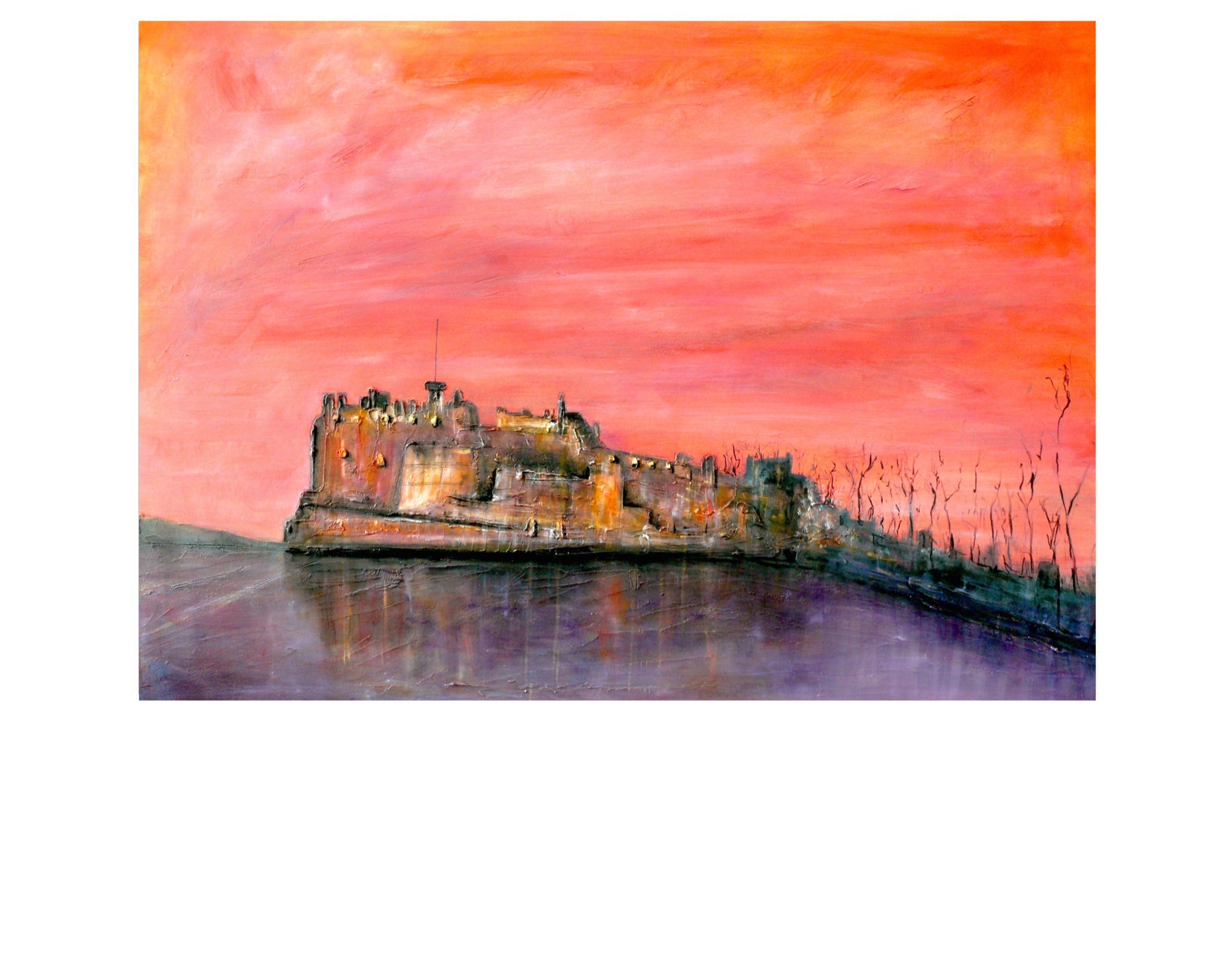 Edinburgh Castle Dusk Art Prints