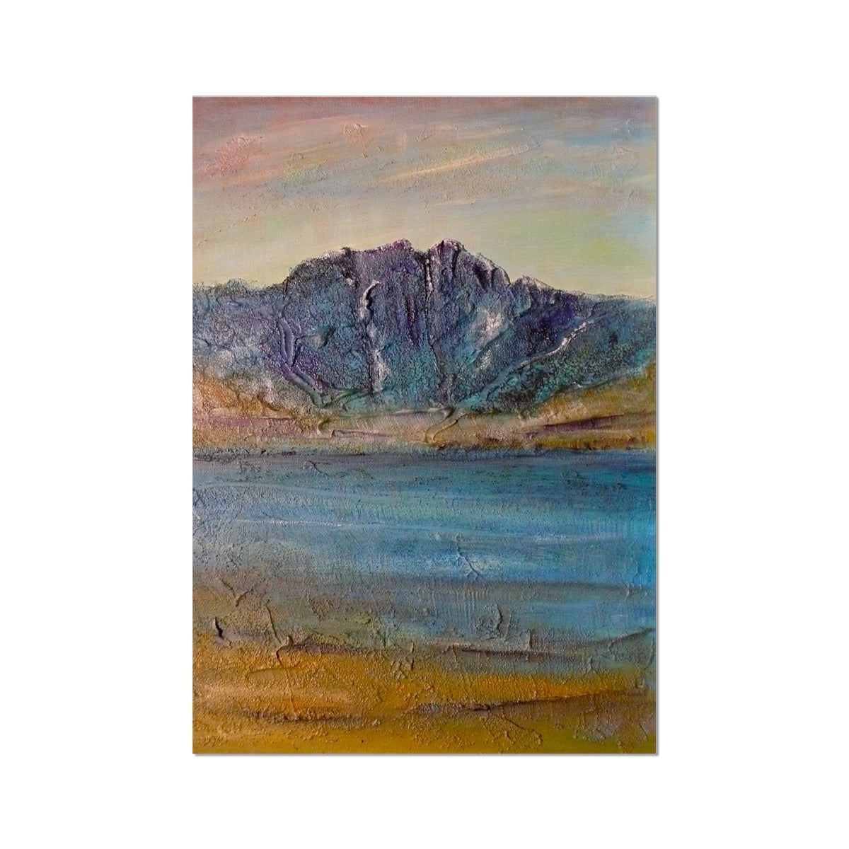 Torridon Painting | Fine Art Prints From Scotland-Unframed Prints-Scottish Lochs & Mountains Art Gallery-A2 Portrait-Paintings, Prints, Homeware, Art Gifts From Scotland By Scottish Artist Kevin Hunter
