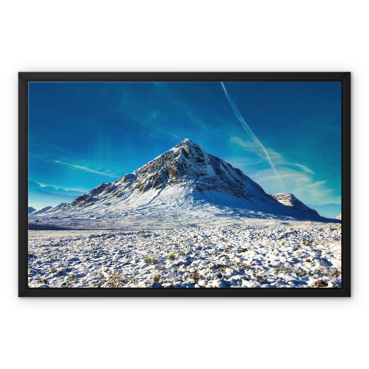 Buachaille Etive Mor Snow Glencoe Scottish Landscape Photography | Framed Canvas Prints From Scotland