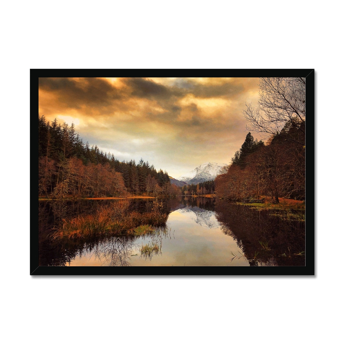 Glencoe Lochan Dusk Scottish Landscape Photography | Framed Prints From Scotland