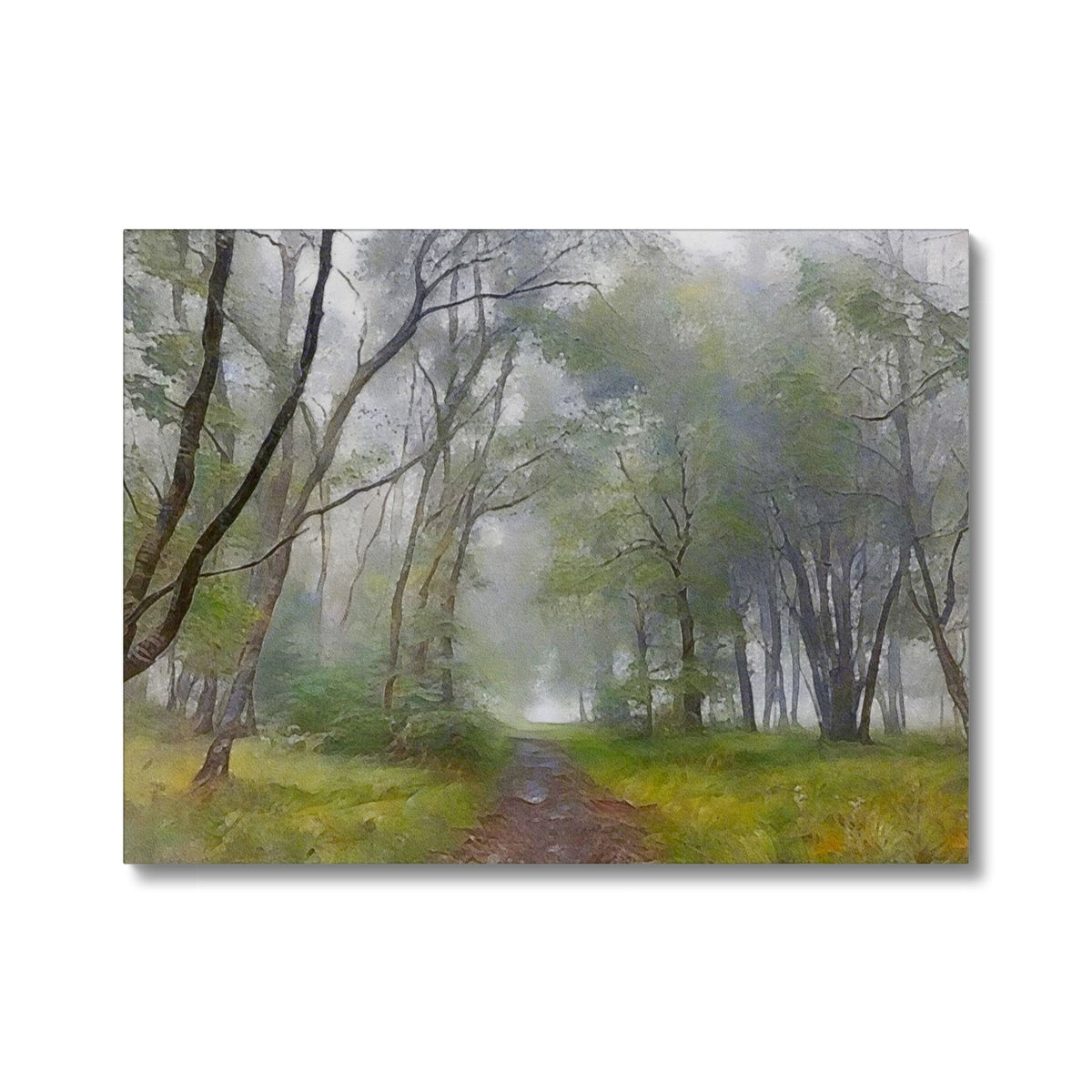 The Path To The Highland Mist Painting | Canvas Prints From Scotland