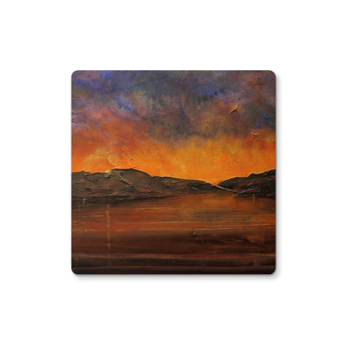 A Brooding Clyde Dusk | Scottish Art Gifts | Coaster