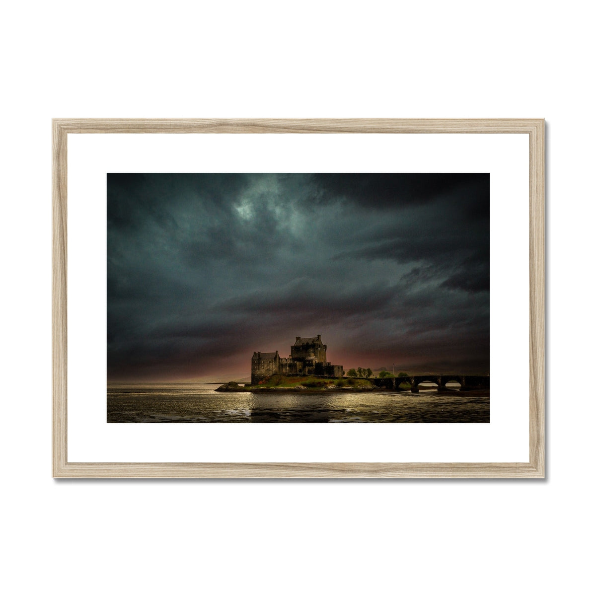 A Brooding Eilean Donan Castle Scottish Landscape Photography | Framed &amp; Mounted Prints From Scotland