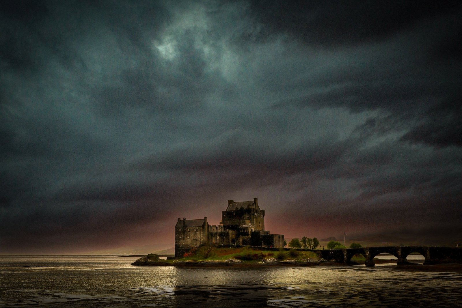 A Brooding Eilean Donan Castle Scottish Landscape Photography