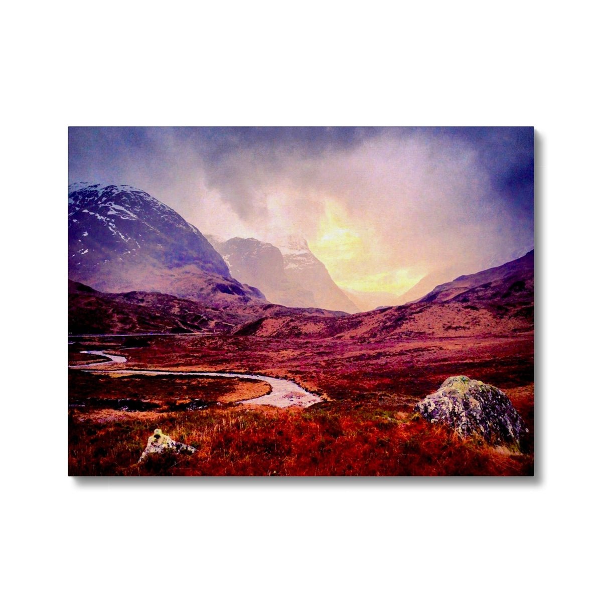 A Brooding Glencoe Painting | Canvas From Scotland