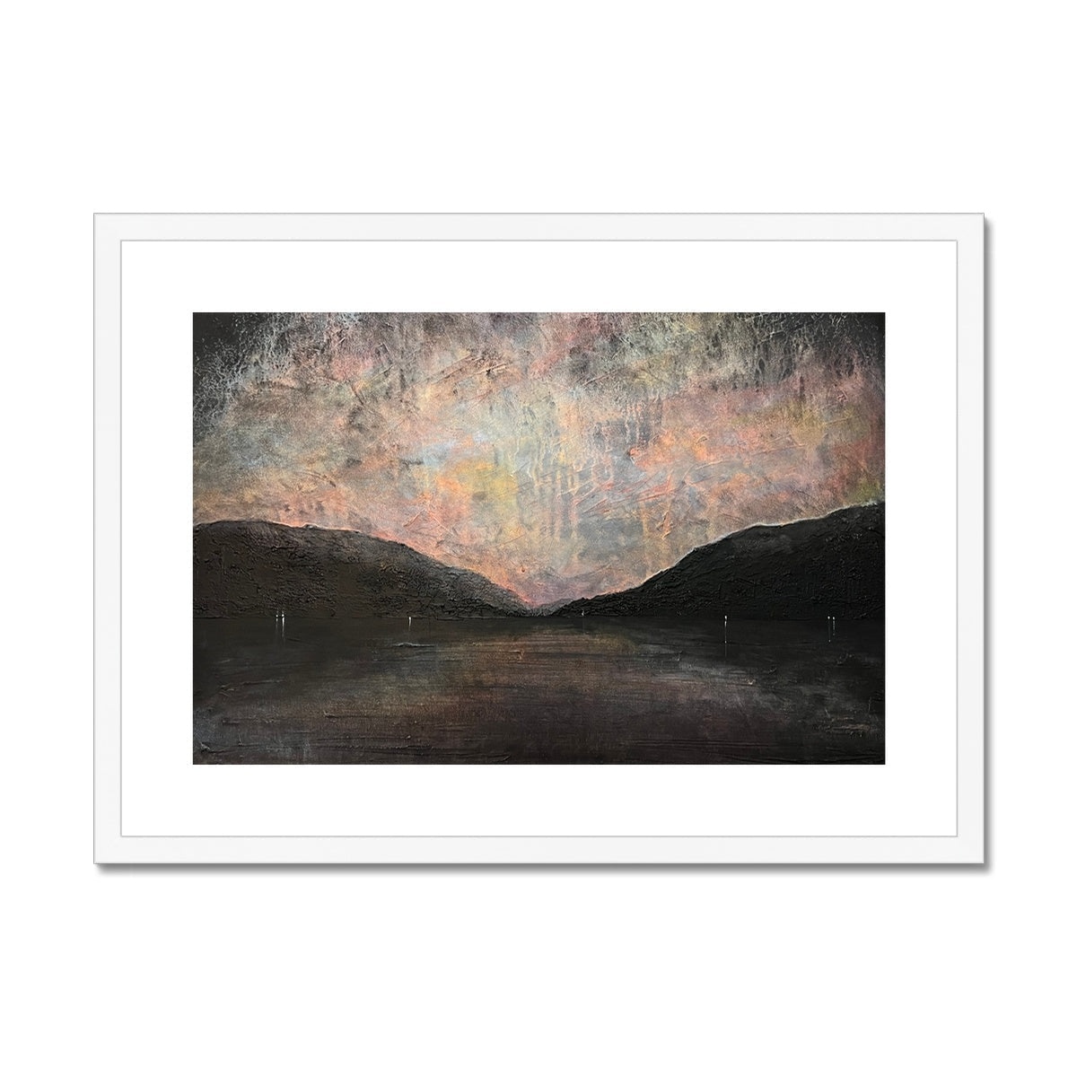 A Brooding Loch Lomond Painting | Framed &amp; Mounted Prints From Scotland