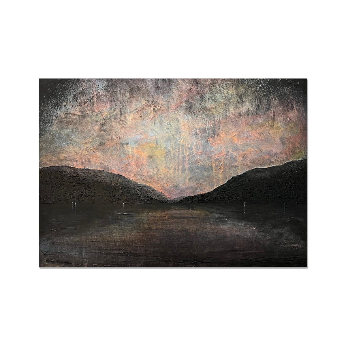 A Brooding Loch Lomond Painting | Fine Art Prints From Scotland