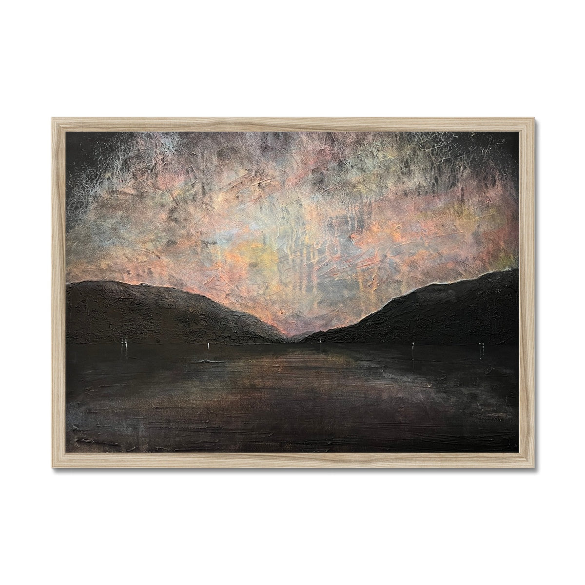 A Brooding Loch Lomond Painting | Framed Prints From Scotland