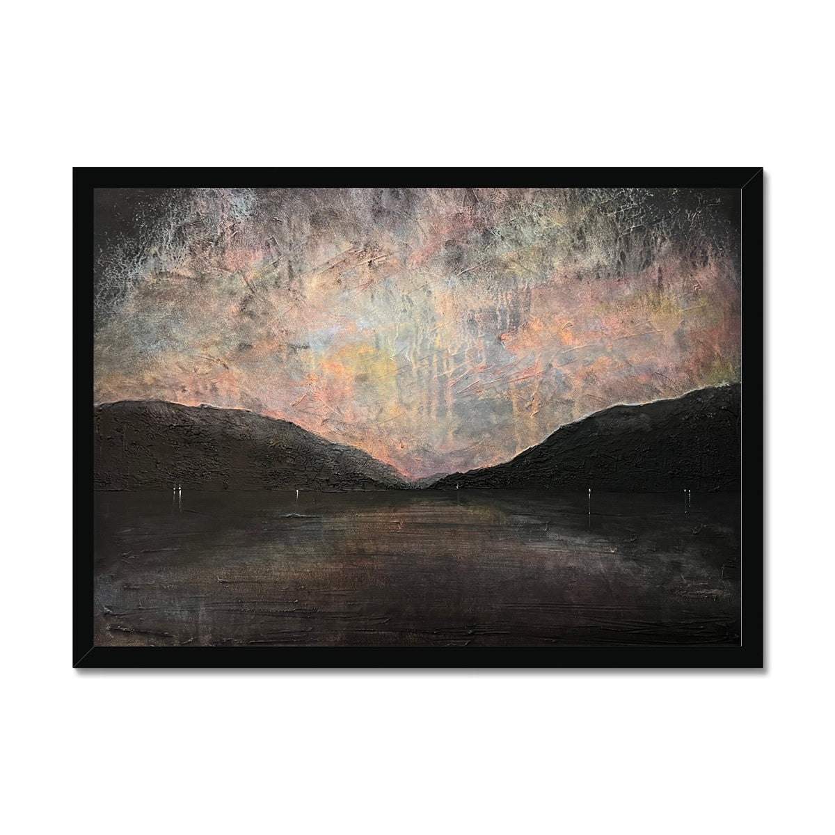 A Brooding Loch Lomond Painting | Framed Prints From Scotland