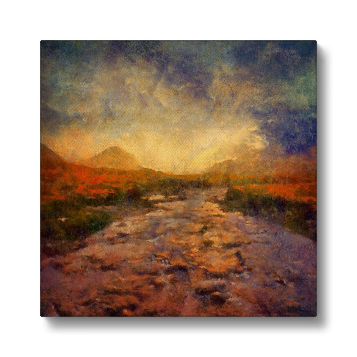 A Brooding Sligachan Skye Art Eco Canvas from my Skye Art Gallery Art Gallery Collection