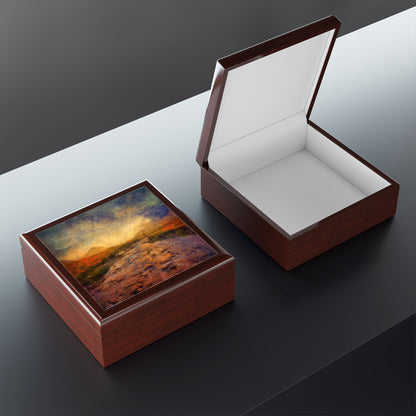 A Brooding Sligachan Skye | Art Jewellery Box | Scotland