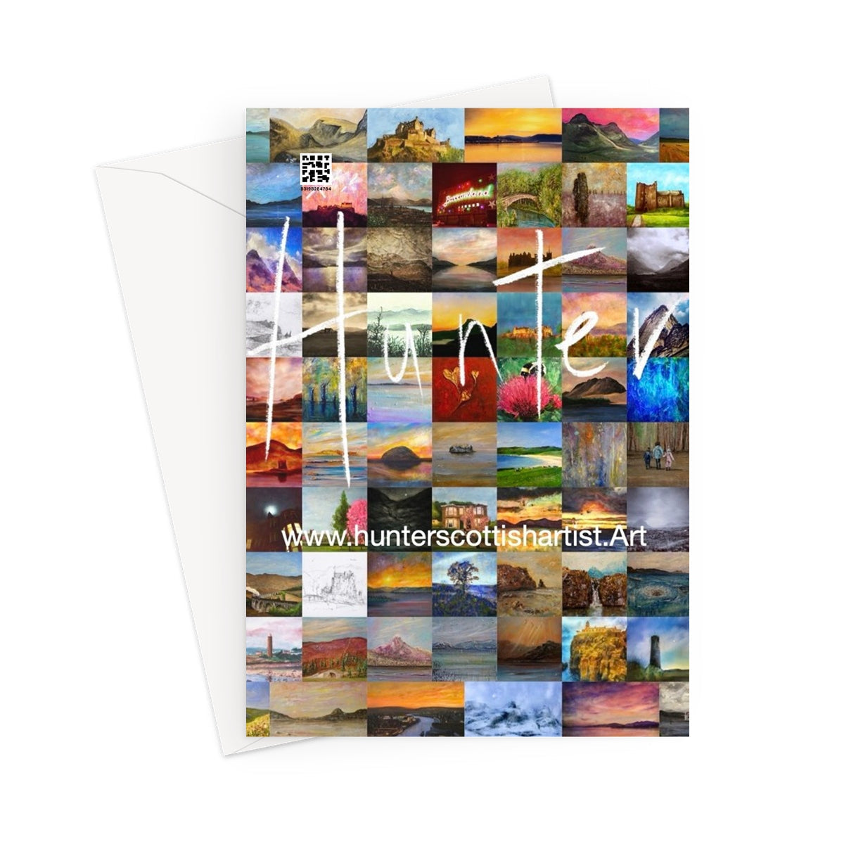 A Clyde Summer Day Scottish Art Gifts Greeting Card