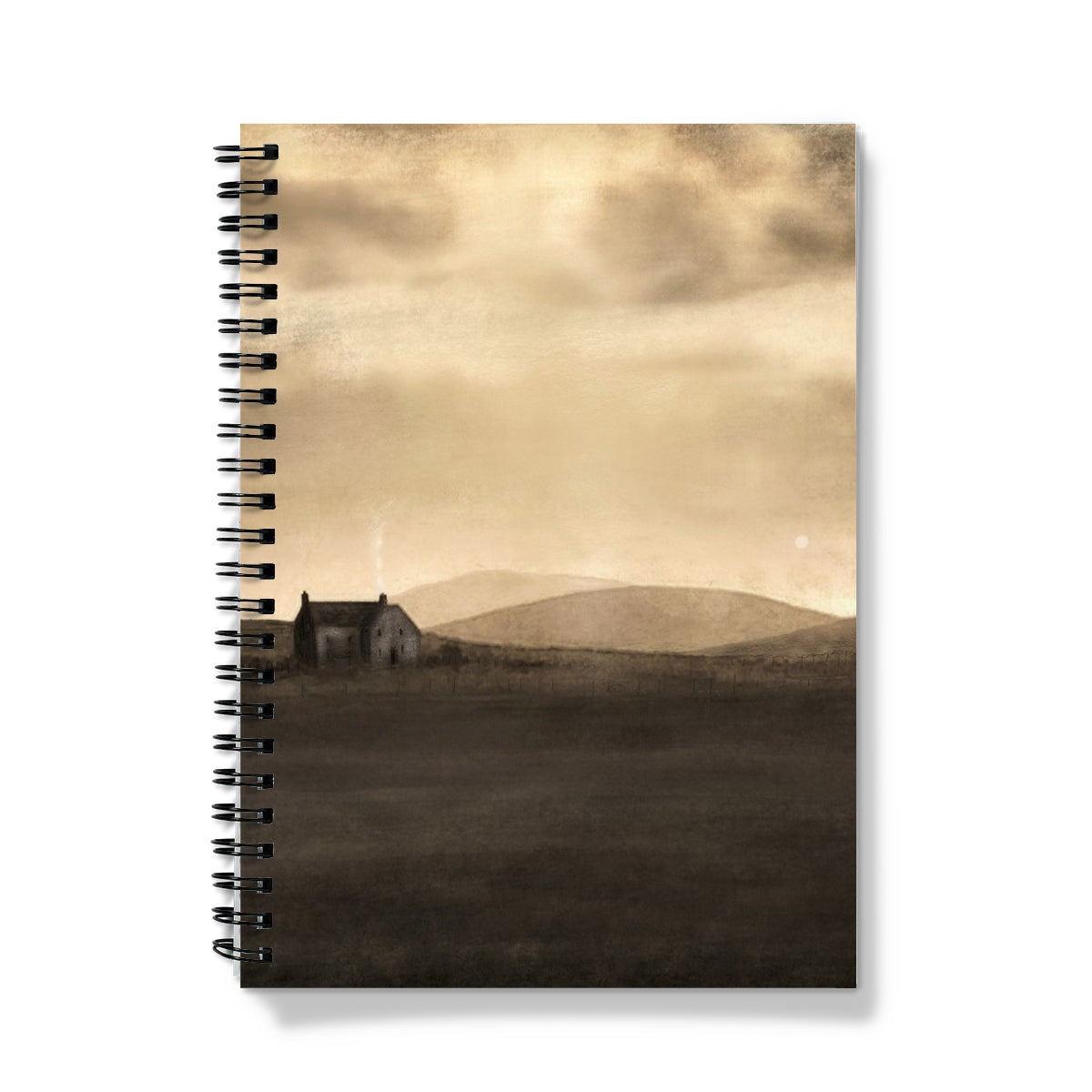 A Moonlit Croft Art Gifts Notebook