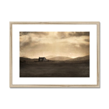 A Moonlit Croft Painting | Framed &amp; Mounted Prints From Scotland