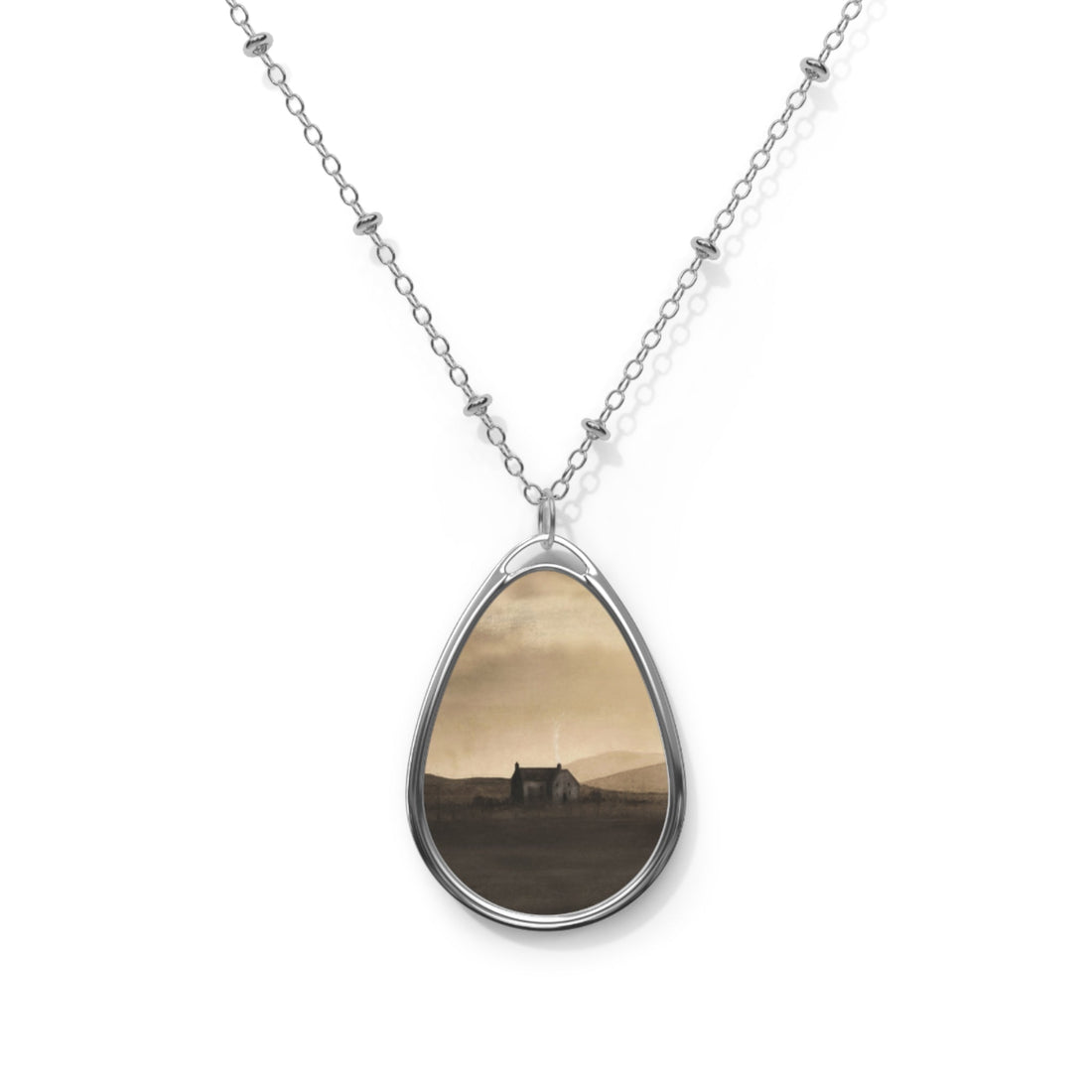 A Moonlit Croft | Scottish Art Jewellery | Necklace-Hebridean Islands Art Gallery