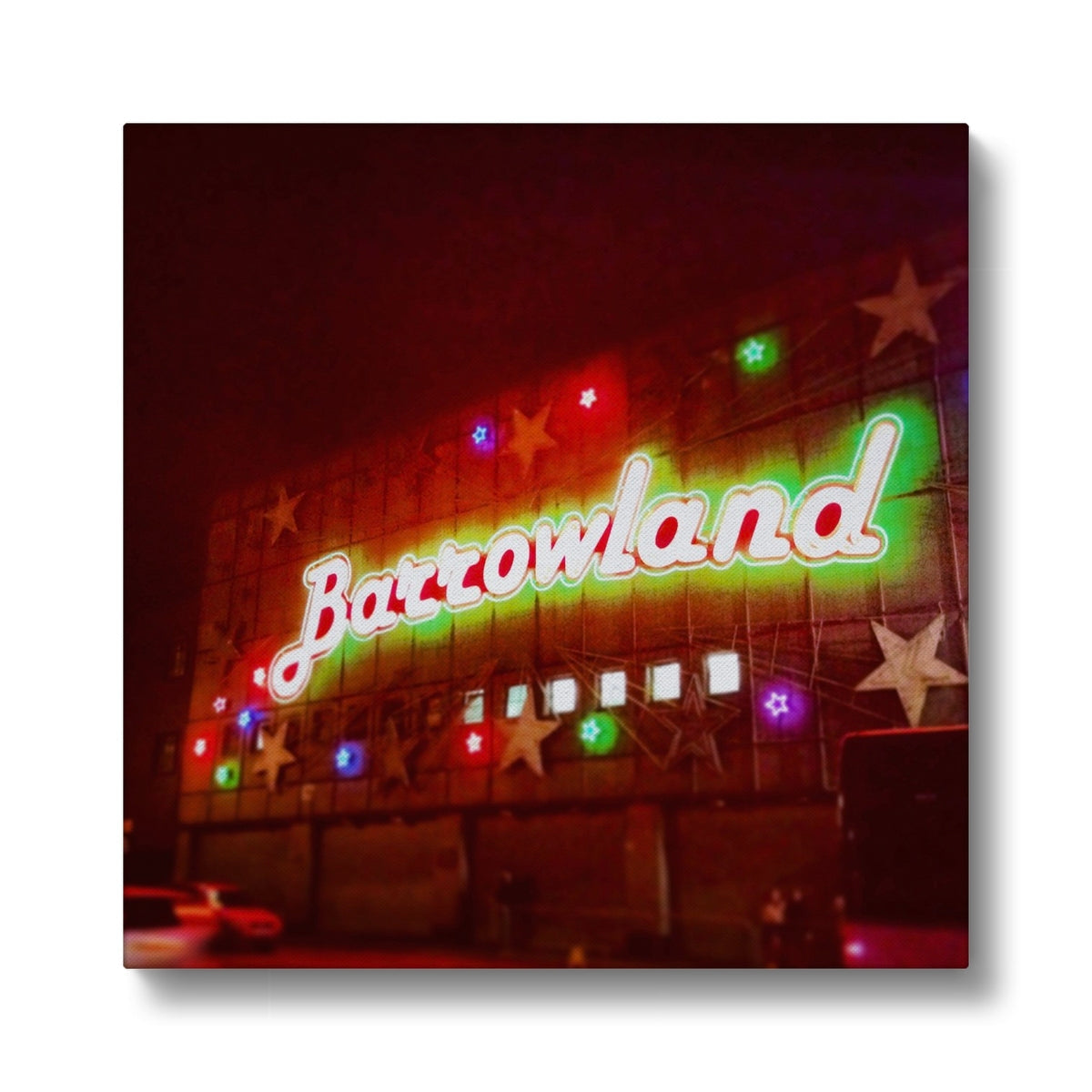 A Neon Glasgow Barrowlands Art Eco Canvas from my Edinburgh & Glasgow Art Gallery Art Gallery Collection