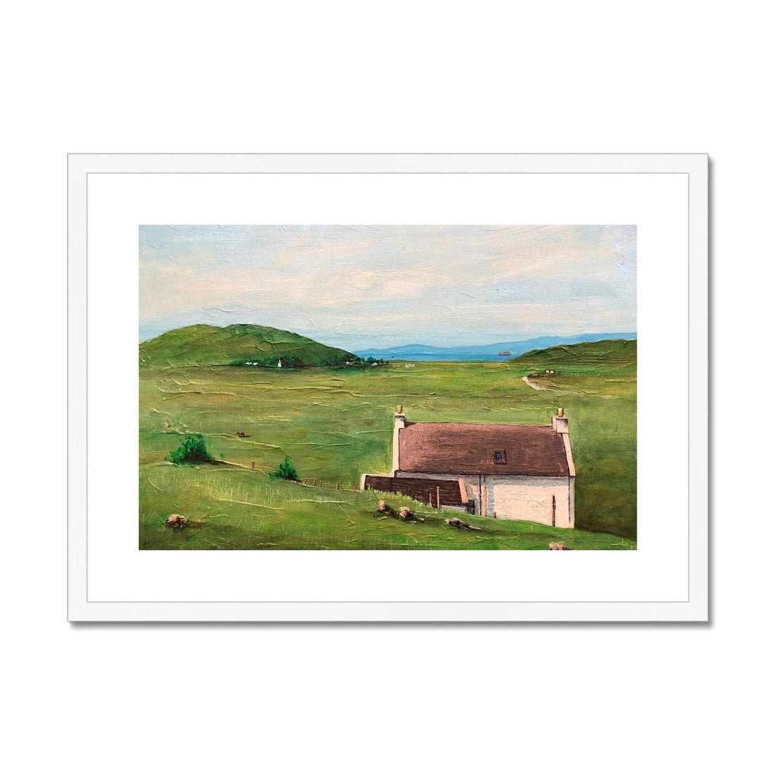 A Skye Cottage Painting | Framed &amp; Mounted Prints From Scotland