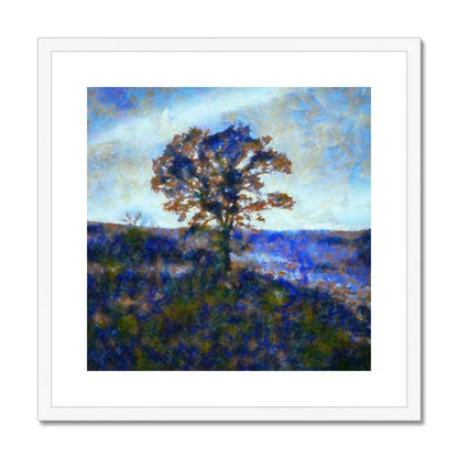 A Winter Highland Tree Painting | Framed &amp; Mounted Prints From Scotland