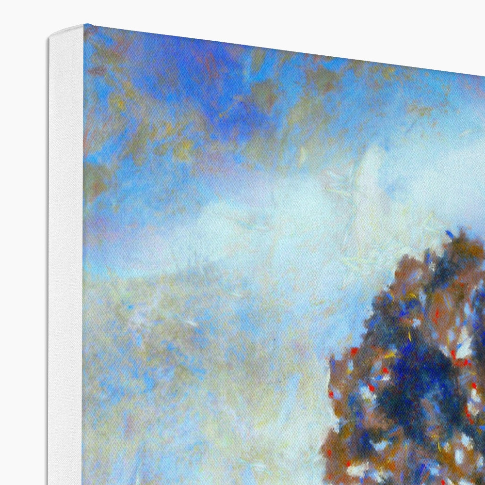 A Winter Highland Tree Painting | Canvas Prints From Scotland