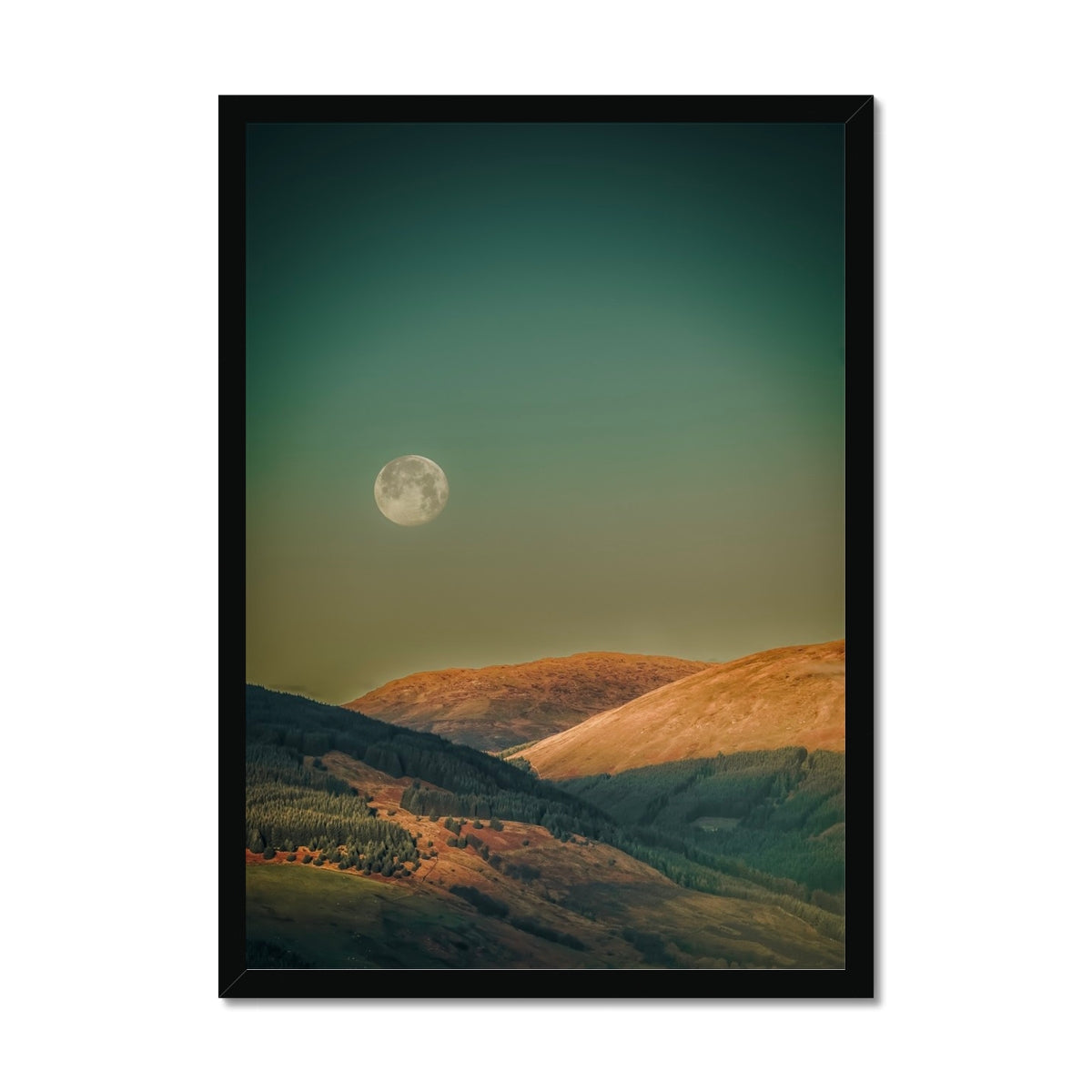 Argyll Moon Scottish Landscape Photography | Framed Prints From Scotlands From Scotland