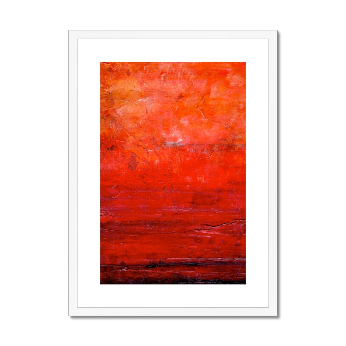 Abstract Summer Painting | Framed & Mounted Prints From Scotland