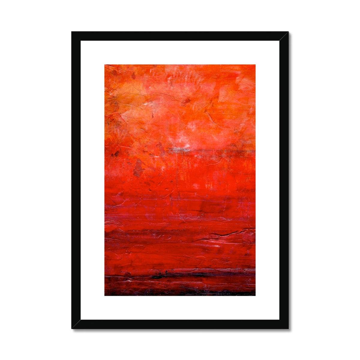 Abstract Summer Painting | Framed &amp; Mounted Prints From Scotland