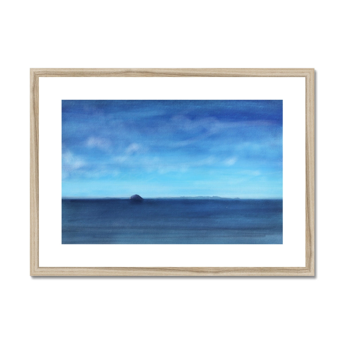 Ailsa Craig & Arran Painting | Framed & Mounted Prints From Scotland