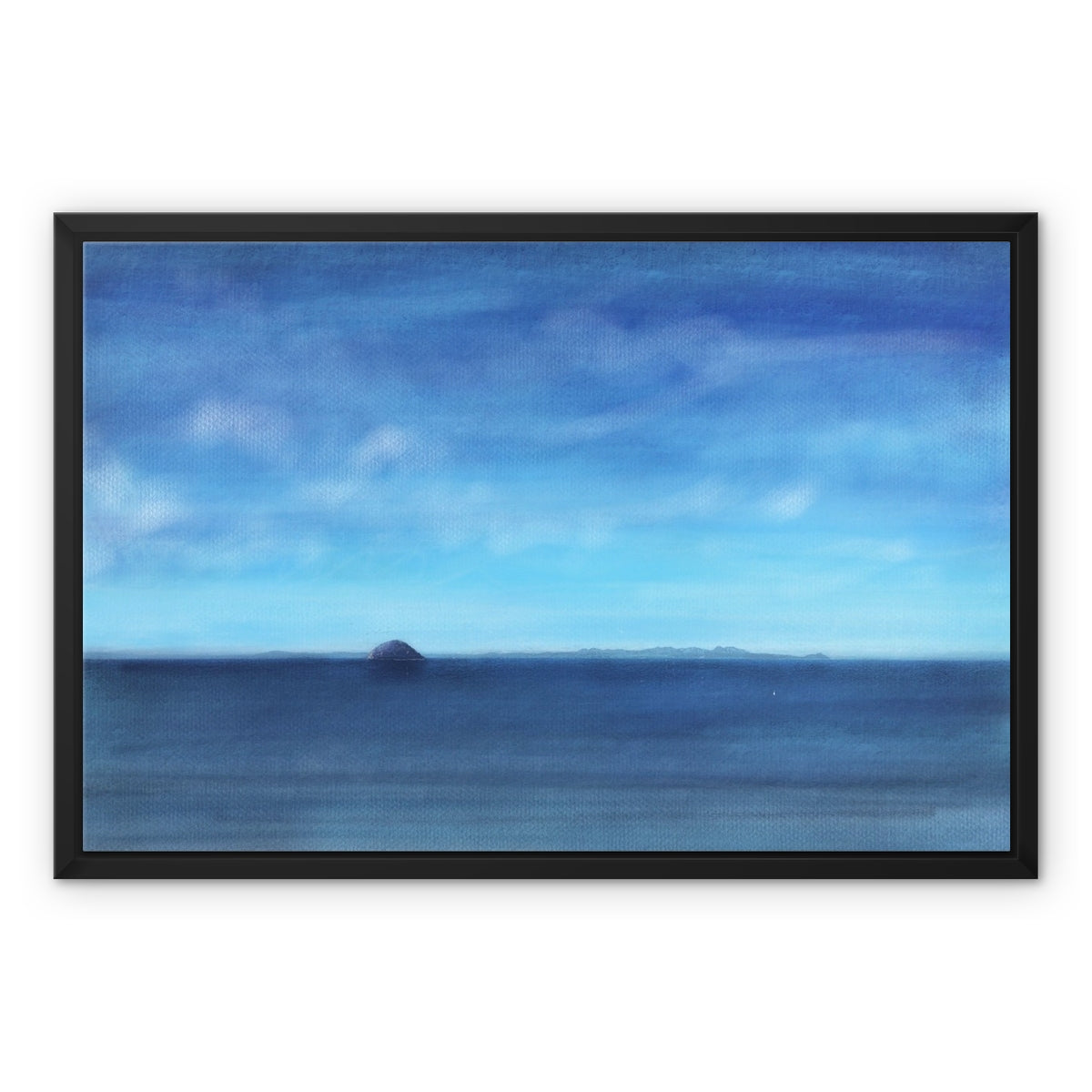 Ailsa Craig & Arran Painting | Framed Canvas Prints From Scotland