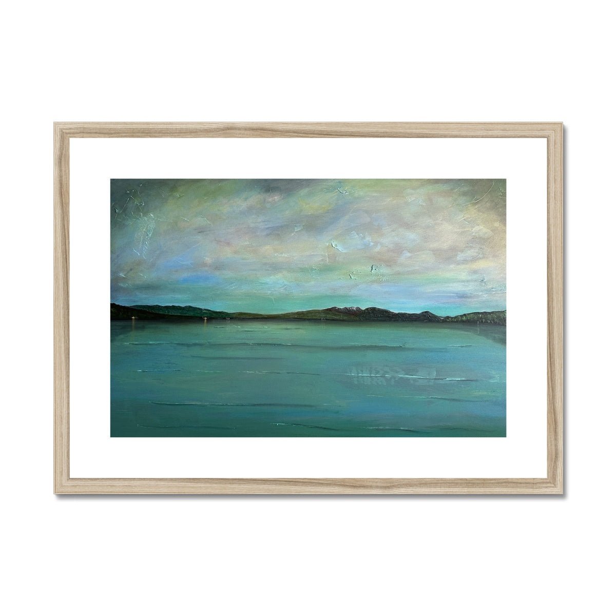 An Emerald Loch Lomond Painting | Framed & Mounted Prints From Scotland