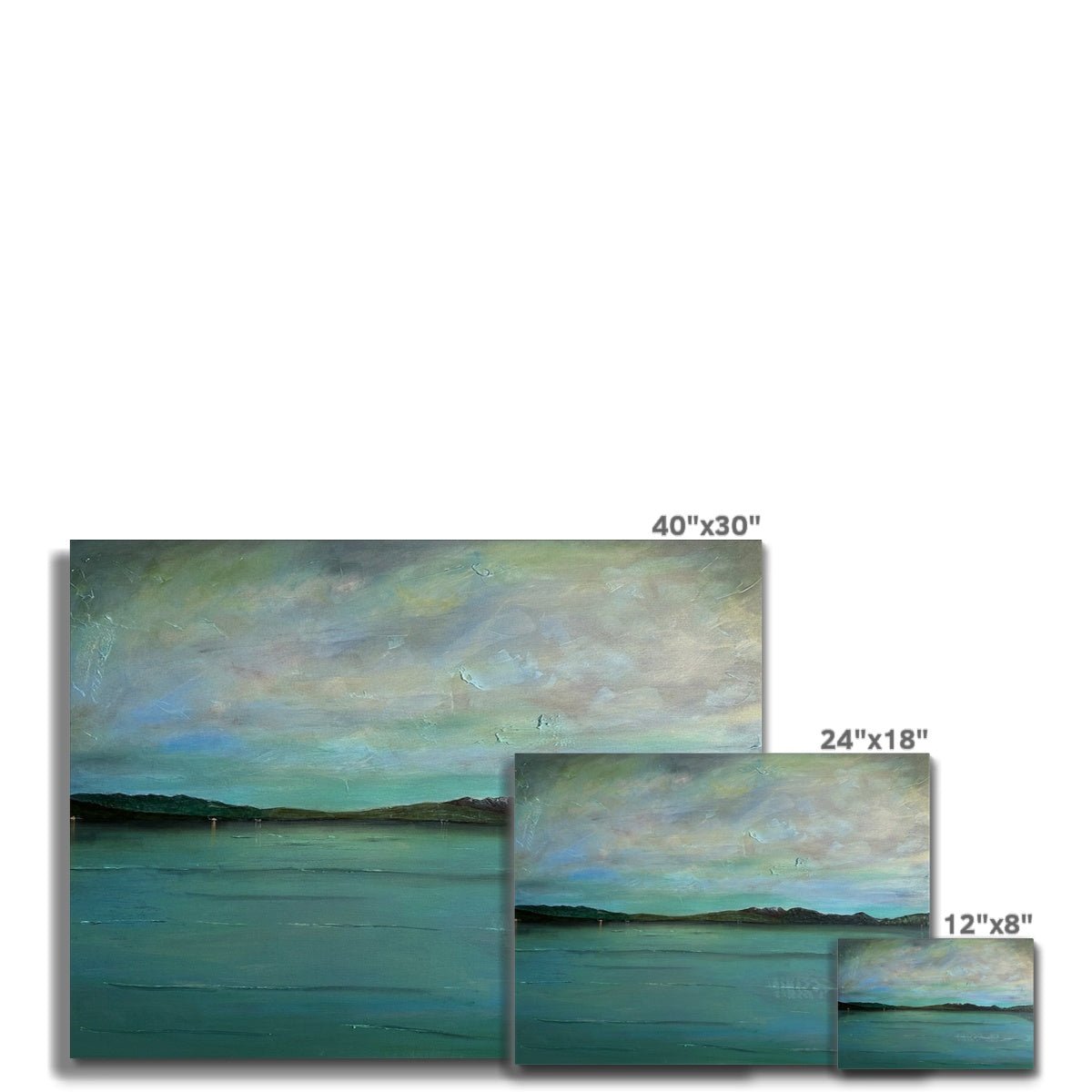 An Emerald Loch Lomond Painting | Canvas From Scotland