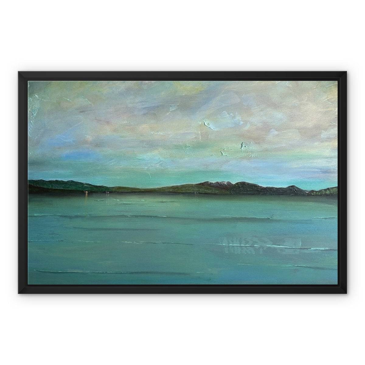 An Emerald Loch Lomond Painting | Framed Canvas From Scotland