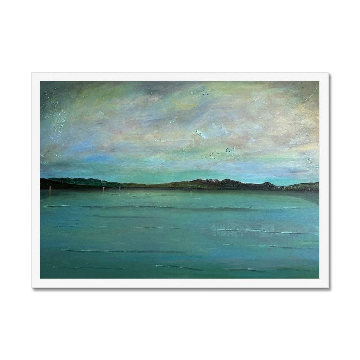 An Emerald Loch Lomond Painting | Framed Prints From Scotland