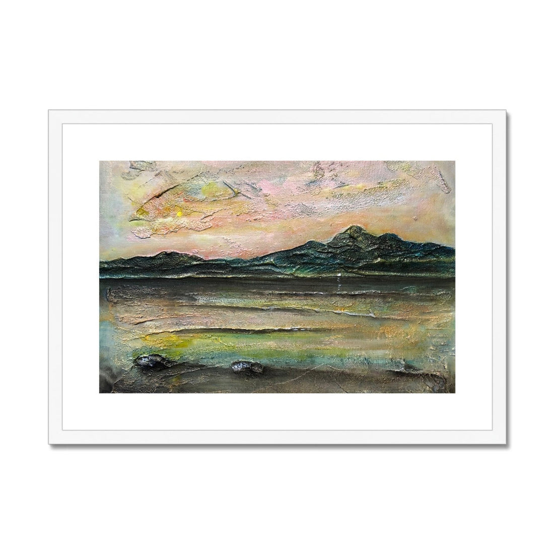 An Ethereal Loch Na Dal Skye Painting | Framed &amp; Mounted Prints From Scotland