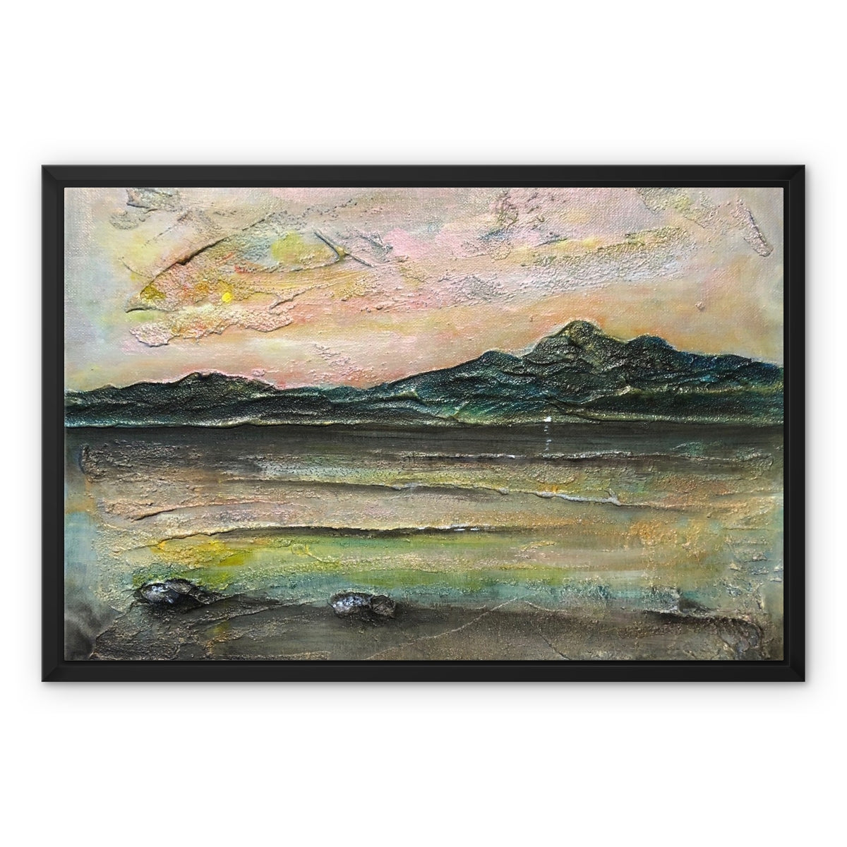 An Ethereal Loch Na Dal Skye Painting | Framed Canvas From Scotland