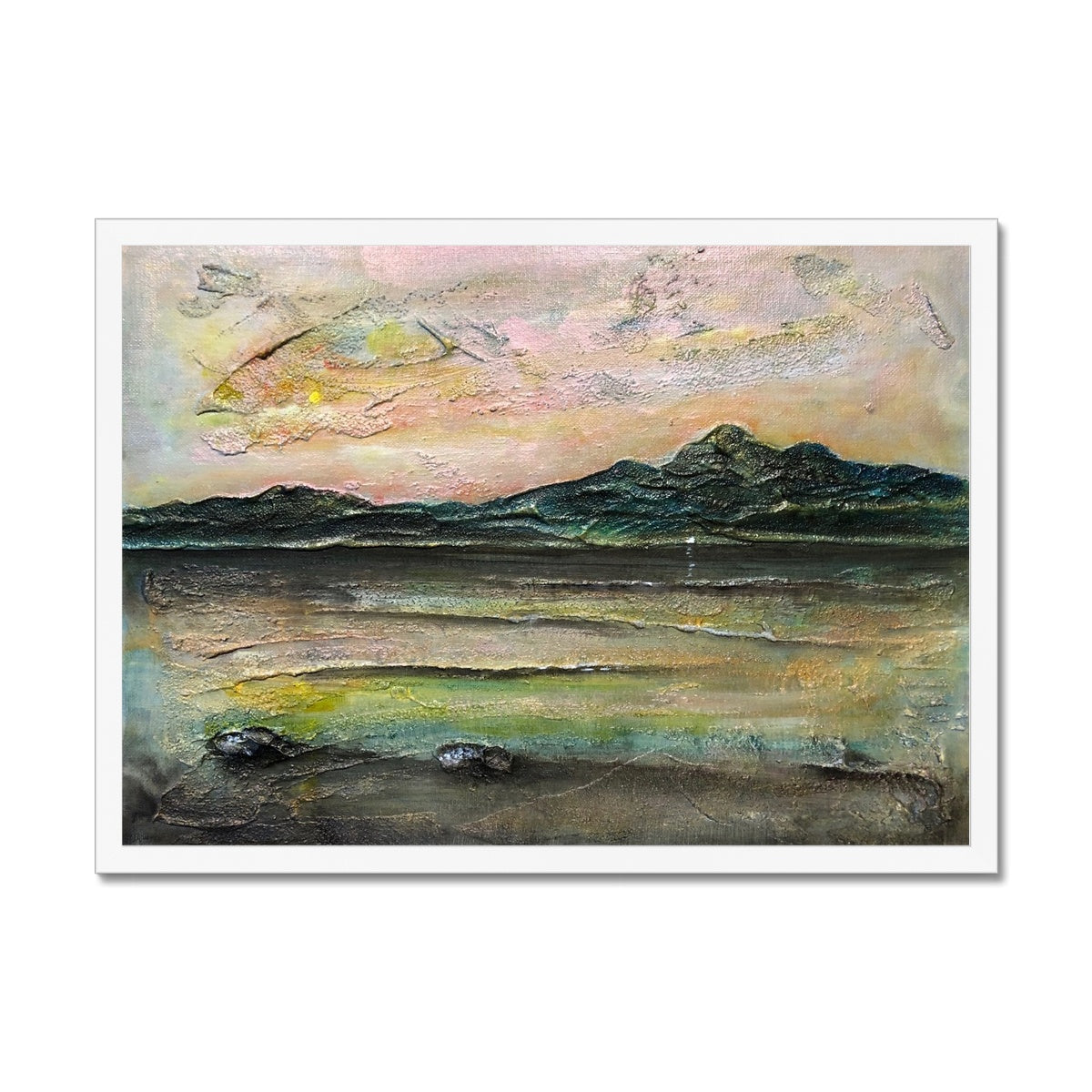 An Ethereal Loch Na Dal Skye Painting | Framed Prints From Scotland