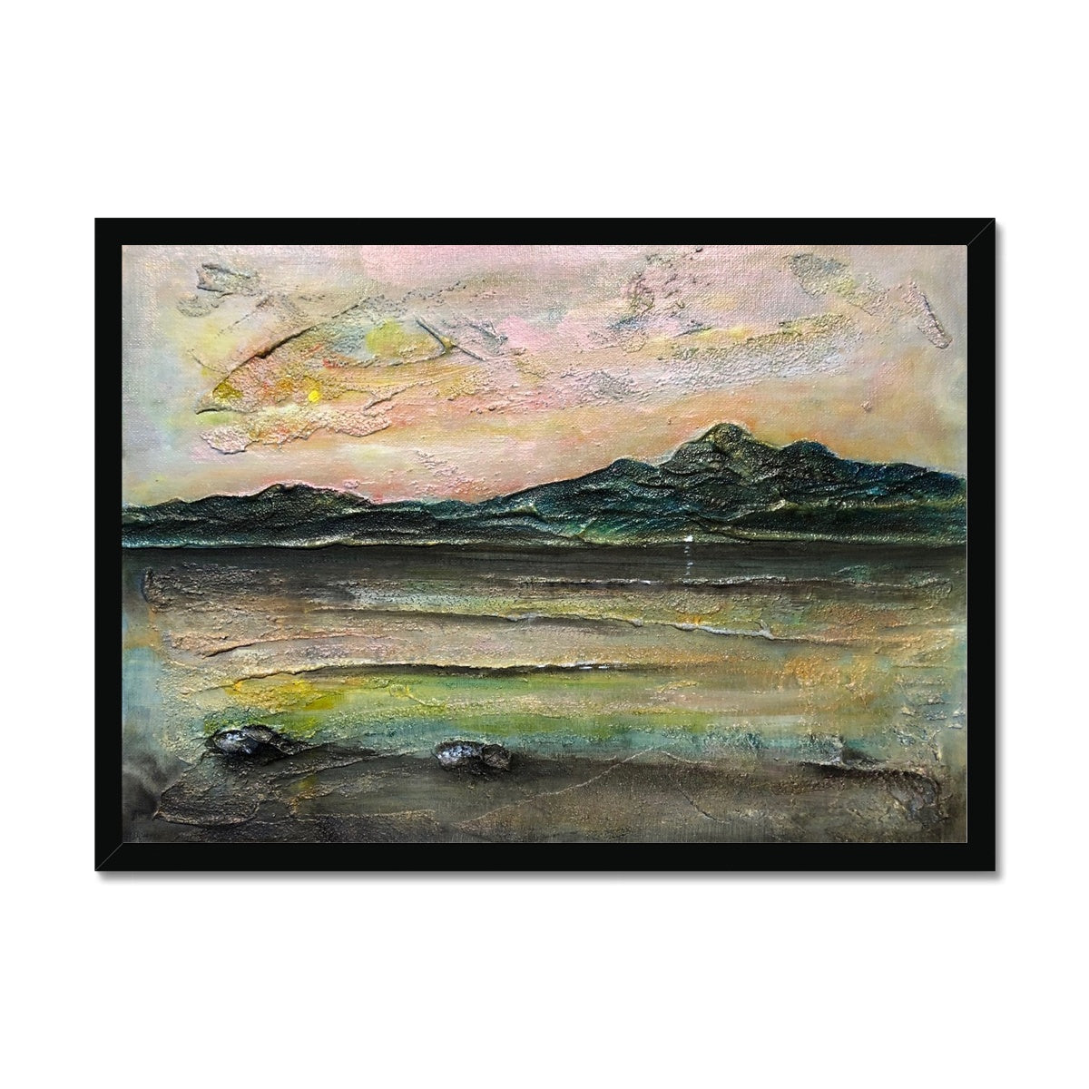 An Ethereal Loch Na Dal Skye Painting | Framed Prints From Scotland