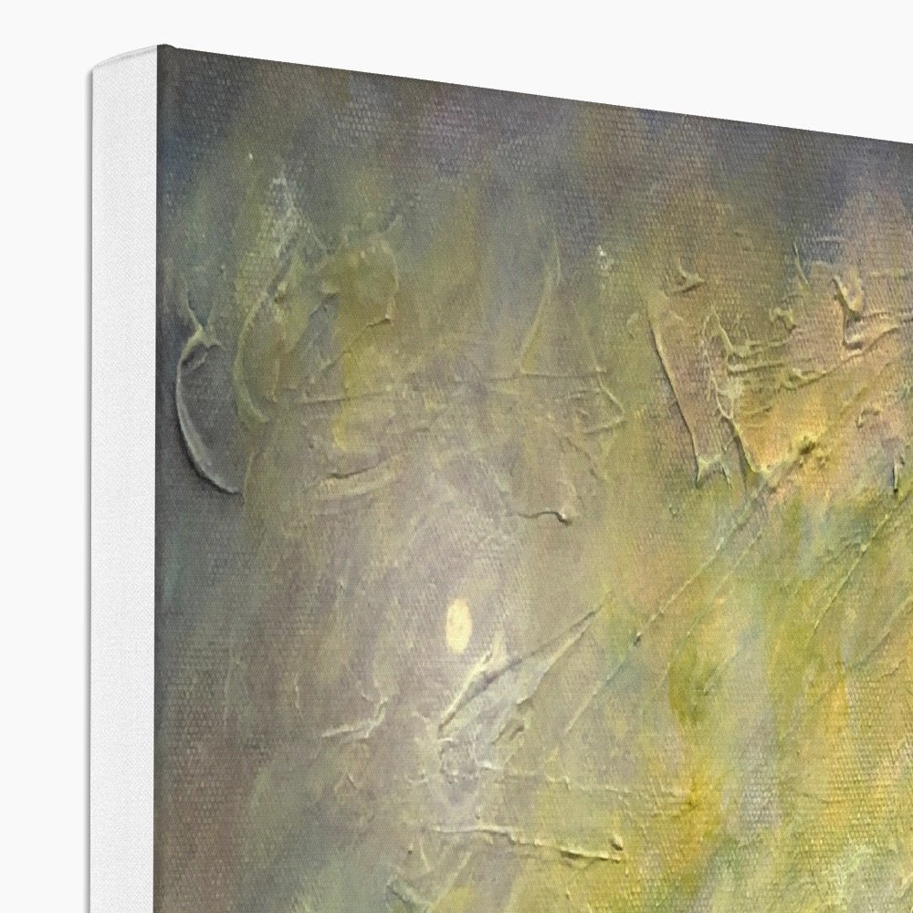 An Ethereal Ring Of Brodgar Orkney Painting | Canvas From Scotland-Contemporary Stretched Canvas Prints-Orkney Art Gallery-Paintings, Prints, Homeware, Art Gifts From Scotland By Scottish Artist Kevin Hunter