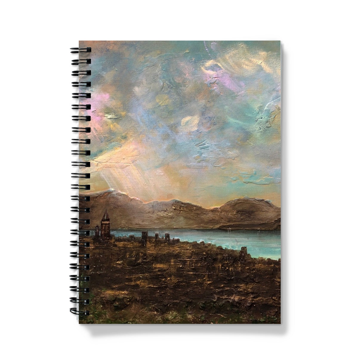 Angels Fingers Over Greenock Art Gifts Notebook