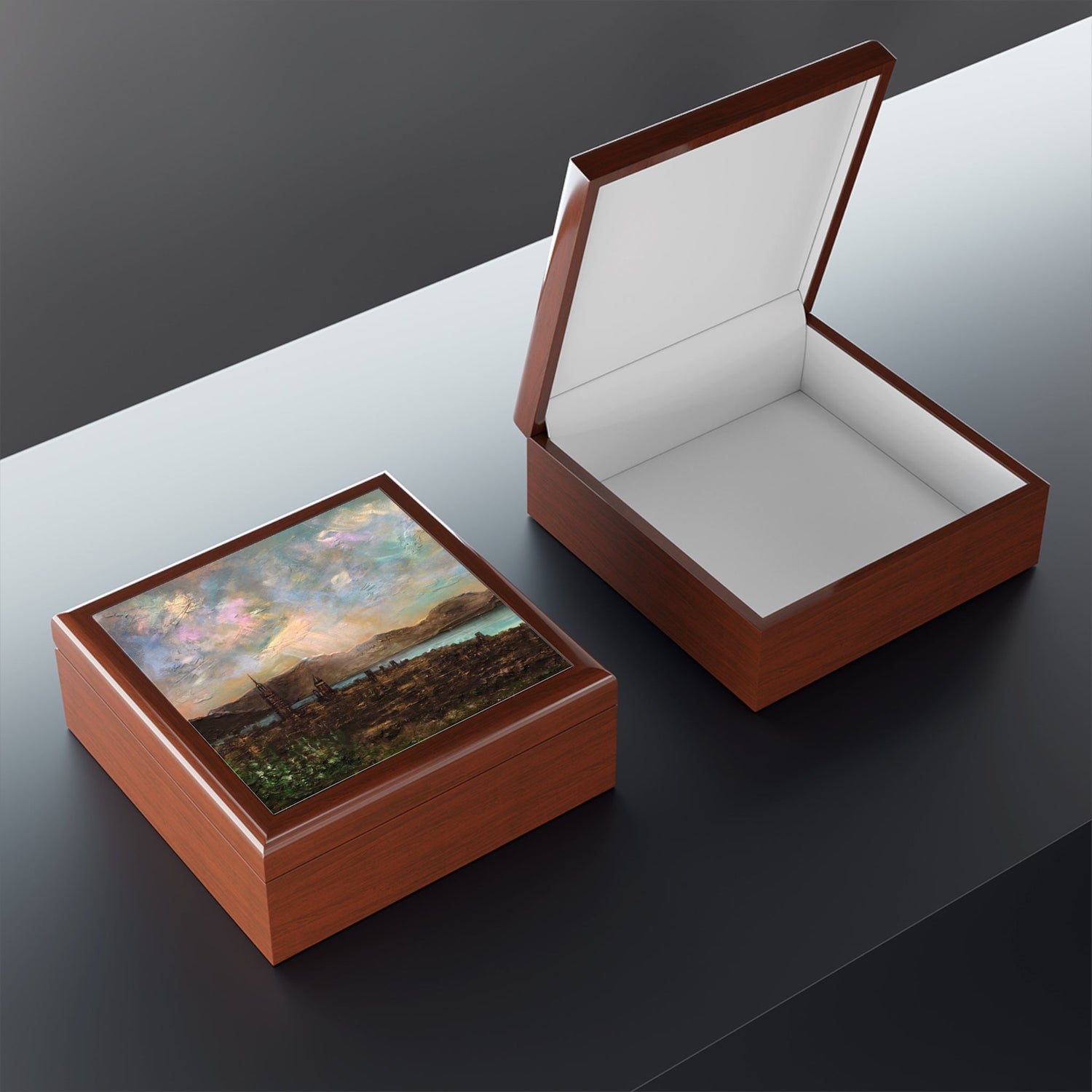 Angels Fingers Over Greenock | Art Jewellery Box | Scotland