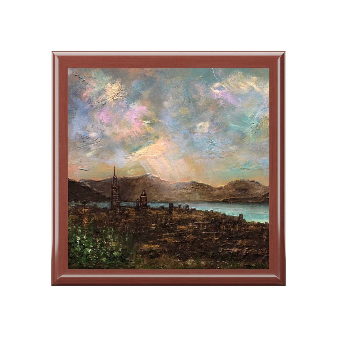 Angels Fingers Over Greenock | Art Jewellery Box | Scotland